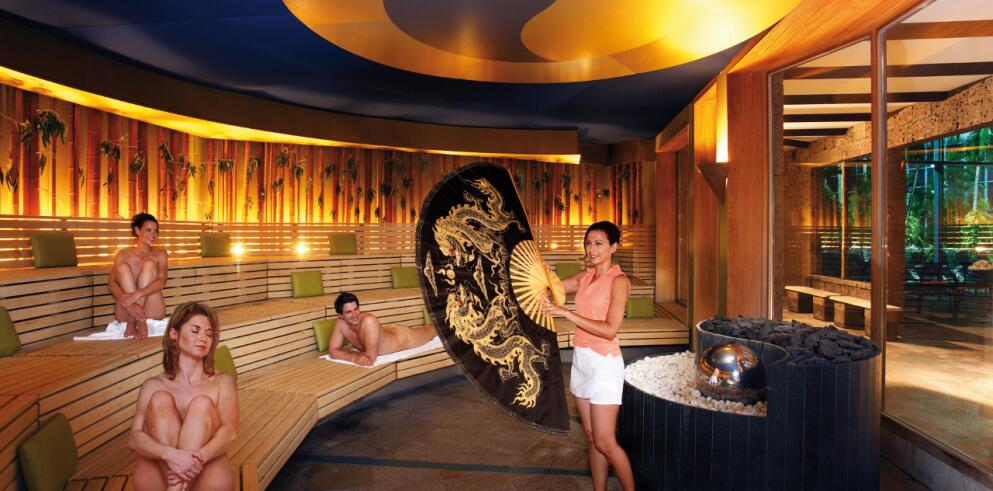 Dreier in der sauna