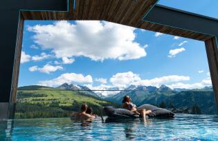 Exklusive Wohlfühloase mit SPA, Feinschmecker-Küche und Alpenpanorama