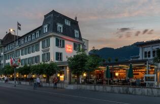 Hoch hinaus in Interlaken in der Schweiz